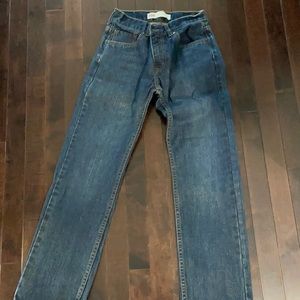 Boys Levi jeans.  Size 24 slim.
